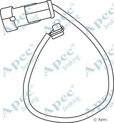 APEC BRAKING wir5225 -  Указатель износа, накладка тормозной колодки